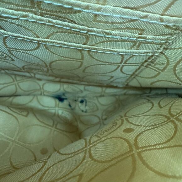 Fossil Hanover Leather Pebbled Crossbody Bag Butter Yellow Zipper Bag Purse Y2K - Picture 15 of 16